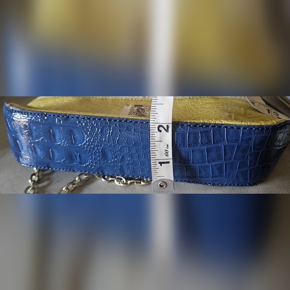 🧡💜💛Anne klein purse handbag Cocodrilo Simulation Skin ❤️🧡💜 - Picture 4 of 16